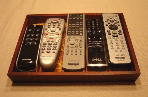 Way too many Remotes in a nice box